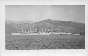 Cruisers, Battleships,  Fleet anchored in a Port