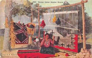 Native Americans Navajo Indian Blanket Weaver Postcard