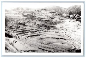 c1950's Utah Copper Mine Bingham Canyon UT Unposted Vintage RPPC Photo Postcard