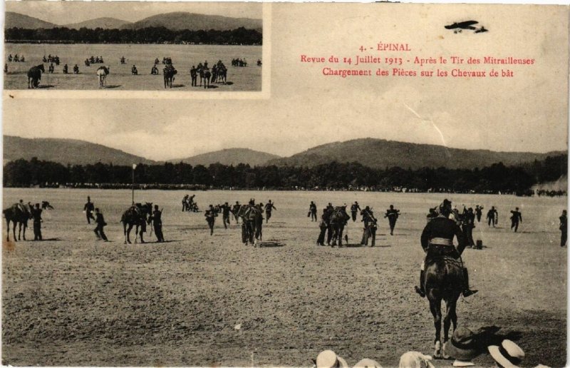 CPA ÉPINAL - Revue du 14 Juillet 1913 - Aprés le Tir des Mitraillences (455463)