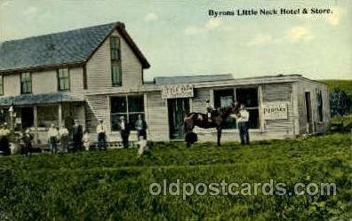 Byrons Little Neck, Mass. USA Hotel & Store Drug Store Unused minor corner we...