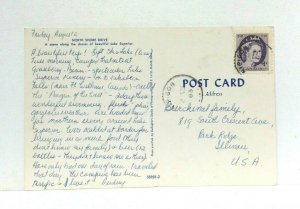 Lake Superior Minnesota View From North Shore Drive Postcard