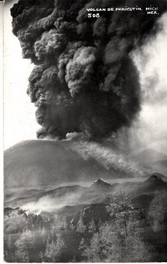 Paricutin Volcano Eruption - Mexico 1947