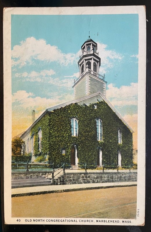 Vintage Postcard 1933 No. Congregational Church, Marblehead, Massachusetts (MA)