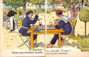 O Amour Military Comic Unused 