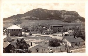 Sundance Wyoming Birds Eye View Real Photo Vintage Postcard AA15349