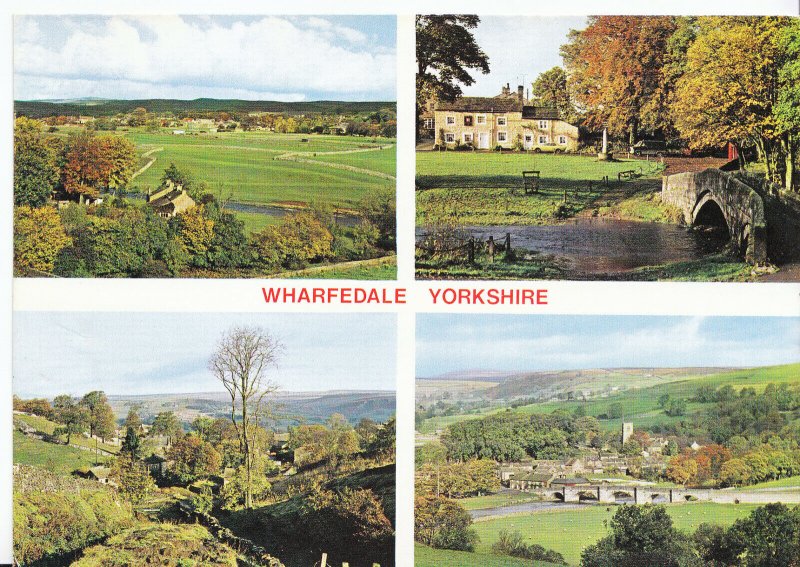 Yorkshire Postcard - Views of Wharfedale - Linton - Burnsall - Thorpe    LC6031