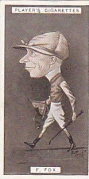 Player Vintage Cigarette Card Racing Caricatures 1925 No 16 F Fox