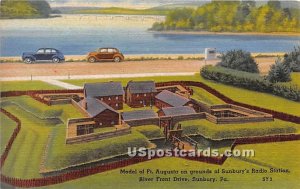 Model of Ft Augusta - Sunbury, Pennsylvania