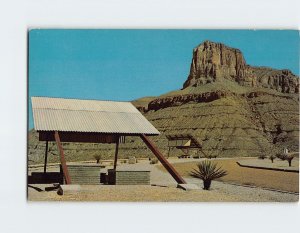 Postcard Roadside Picnic Area, El Capitan Peak, Texas