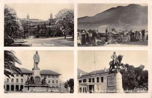 South Africa City Multiview Pretoria Kaapstad Real Photo Antique Postcard K10282