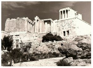Propylaea Acropolis of Athens Greece RPPC Postcard 4 x 6