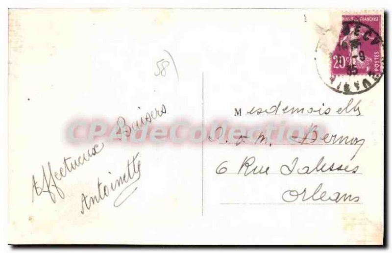 Old Postcard Clamecy Yonne Upstream