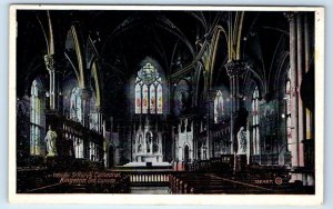 St. Mary's Cathedral interior KINGSTON Ont. CANADA Postcard