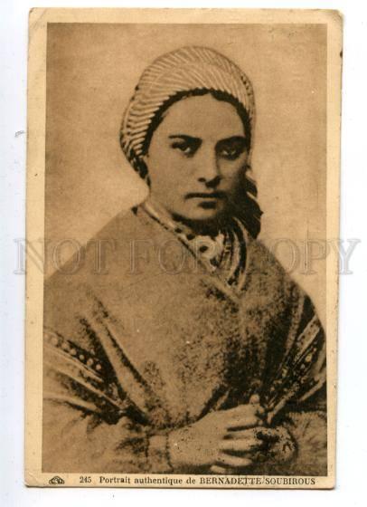 161534 Saint BERNADETTE SOUBIROUS Vintage RARE PHOTO PC