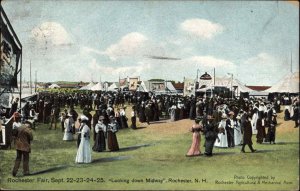 Rochester New Hampshire NH Fair 1900s-10s Postcard