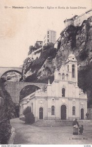 MONACO, 1900-1910s; La Condamine, Eglise Et Ravin De Sainte-Devote