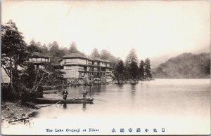 Japan The Lake Chuzenji at Nikko Vintage Postcard C216