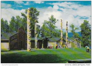 Canada British Columbia Hazleton Indian Village & Totem Poles