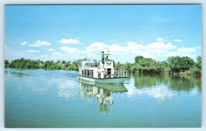 LAKE CARLSBAD, NM New Mexico ~ CRUISE BOAT c1960s Eddy County Postcard