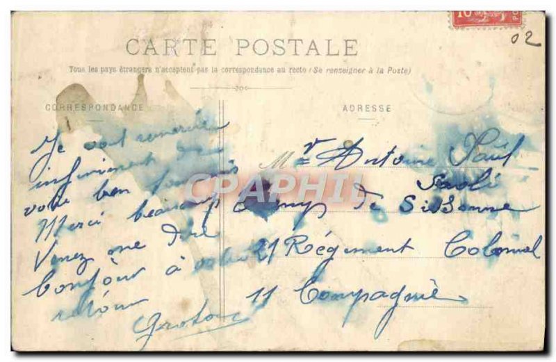 Old Postcard Laon Old Gate Chenizelles