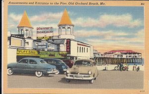 Old Orchard Beach ME, OOB, AMUSEMENT PARK, Penny Arcade, Cars, Movies Motorcycle