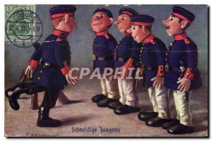 Postcard Old Schneidige Jungens Army