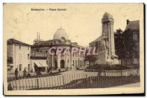 Postcard Old Bressuire Place Carnot