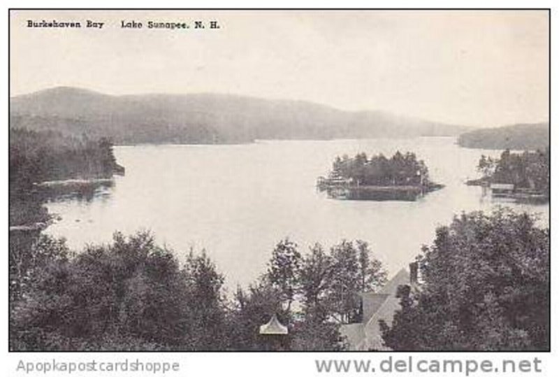 New Hampshire Lake Sunapee Burkehaven Bay Albertype