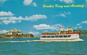 SAN FRANCISCO, California, 1940-1960s; Harbor King And Alcatraz