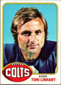 1976 Topps Football Card Tony Linhart Baltimore Colts sk4318