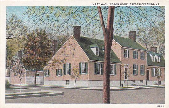 Virginia Fredericksburg Mary Washington Home