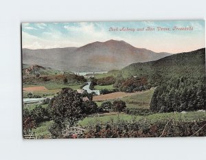 Postcard Loch Achray and Ben Venue, Trossachs, Scotland