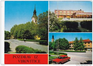 Multi-View, Classic Car, POZDRAV IZ VIROVITICE, Poland, 50-70's