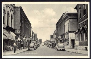 Ontario TRENTON Front Street with Older Cars and Store Fronts Printed PC pm1941