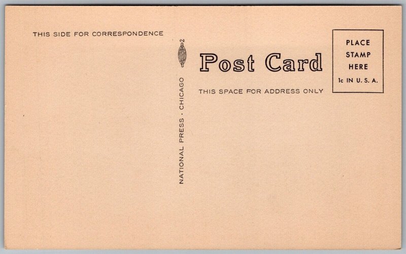 Vtg Don's Montry Heights Cabins Bar Texaco Teardrop Camper Unknown Postcard