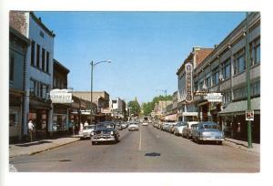 Ironwood MI Street View Old Cars Trucks Vintage Store Fronts Postcard