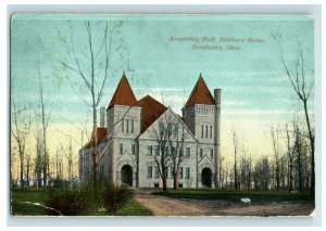 C. 1905-10 Assembly Hall Soldiers Home Sandusky, Ohio vintage Postcard F1 