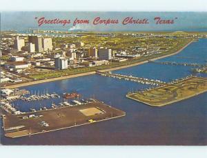 Unused Pre-1980 PANORAMIC VIEW Corpus Christi Texas TX F8538