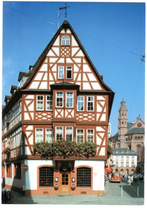 Mainz am Rhein, Haus zum Grossen Spiegel, German Postcard ...