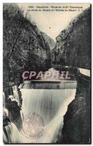 Old Postcard Dauphine road Gds De La Chartreuse La Chute Du Guiers E t & # 39...