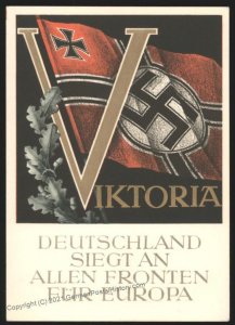 3rd Reich Germany 1941 Viktoria Victory on All Fronts Klein Propaganda Ca 105840