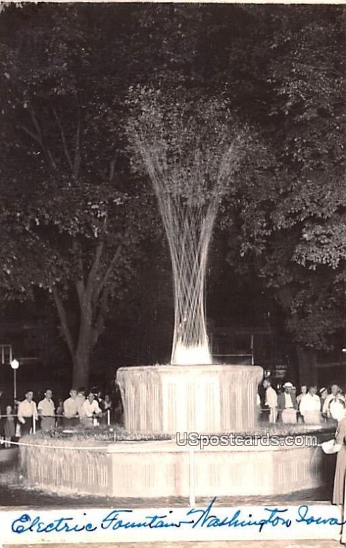 Electric Fountain - Washington, Iowa IA