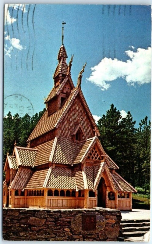 Postcard - Chapel In the Hills - Rapid City, South Dakota 