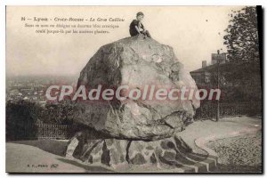 Old Postcard Lyon Croix Rousse Le Gros Caillou