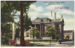 American Legion Home, Wilmington, North Carolina, 30-40s