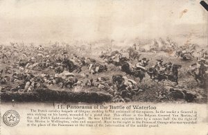 BELGIUM~PANORAMA BATTLE OF WATERLOO #11~MILITARY POSTCARD