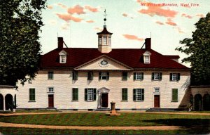 Virginia Mount Vernon Mansion West View