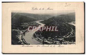 Old Postcard Vallee Meuse Montherme Bouole the Meuse