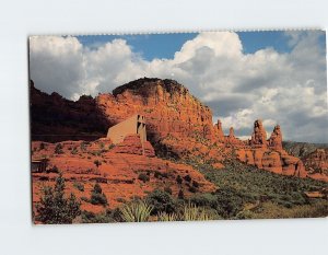 Postcard Chapel of the Holy Cross at Sedona Arizona USA